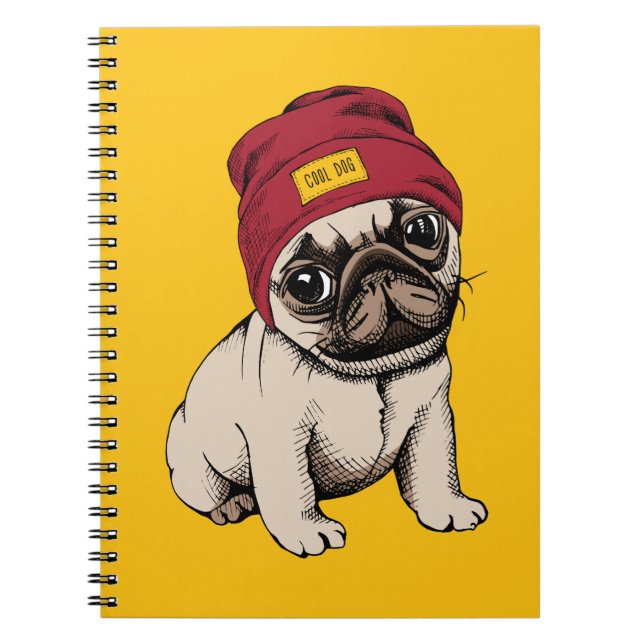 Cuaderno Mini barro amasado del inconformista del perrito (Frente)
