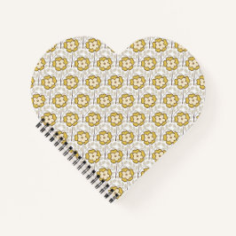 Cuaderno Mini Camellia Gris Amarillo