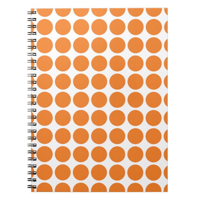Cuaderno Mini portátil de puntos de polka (Frente)