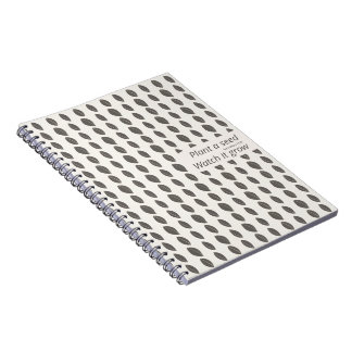 Cuaderno Minimal Dot Pattern Notebook – Plant a Seed