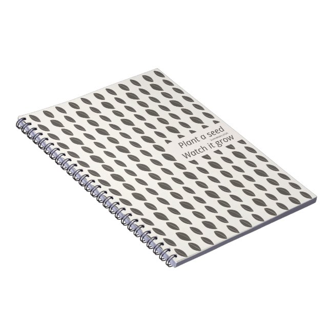Cuaderno Minimal Dot Pattern Notebook – Plant a Seed (Lado Derecho)