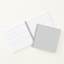Cuaderno Minimal Grey Polka Dot Pattern