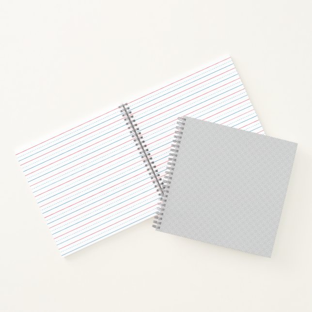 Cuaderno Minimal Grey Polka Dot Pattern  (Interior)