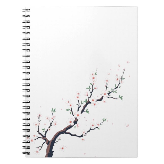 Cuaderno Minimal Japanese Tree Branch (Frente)