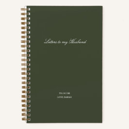 Cuaderno Minimal Letters to My Husband