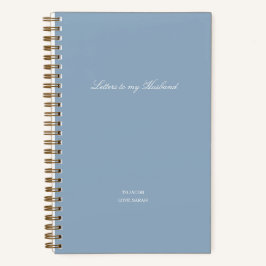 Cuaderno Minimal Letters to My Husband
