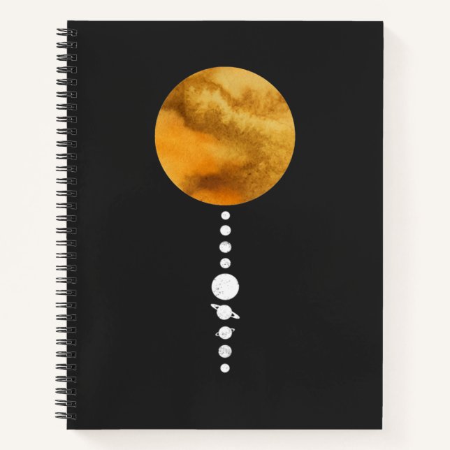 Cuaderno Minimal Solar System (Anverso)