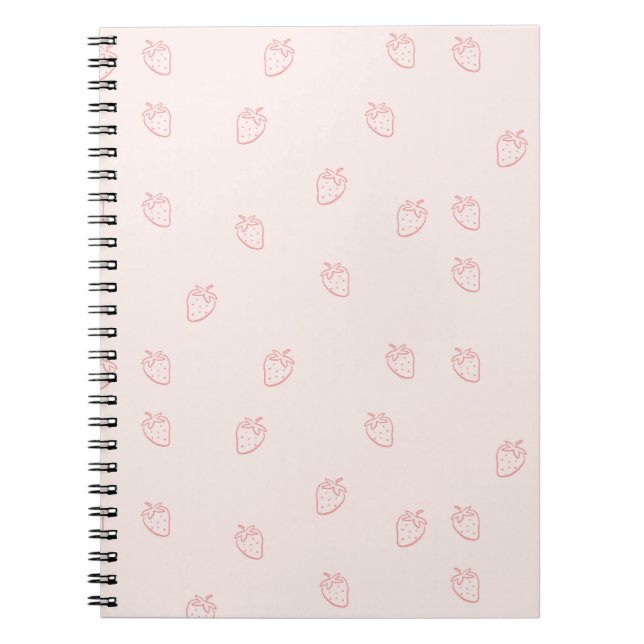 Cuaderno Minimalismo de Fresa (Frente)