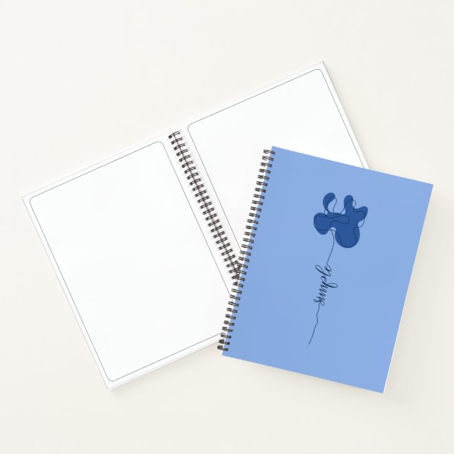 Cuaderno Minimalismo Flor Simple (Interior)