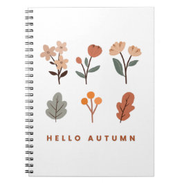 Cuaderno Minimalist Autumn Florals