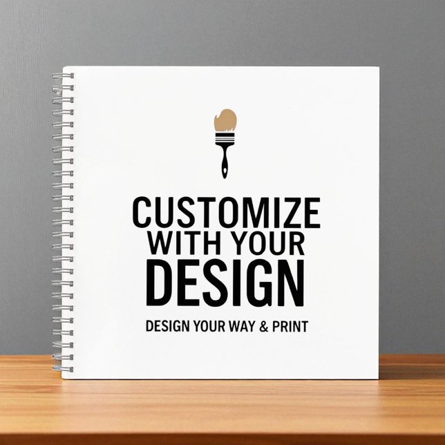 Cuaderno Minimalist Company Branded Custom Personalized  (Subido por el creador)