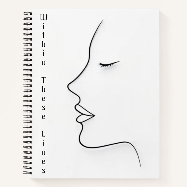 Cuaderno Minimalist Continuous Line Art Planner (Anverso)