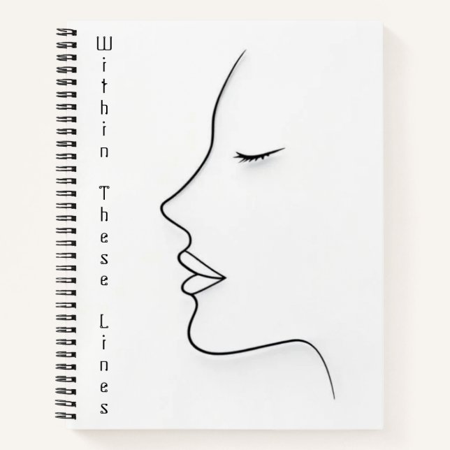 Cuaderno Minimalist Continuous Line Art Planner (Anverso)