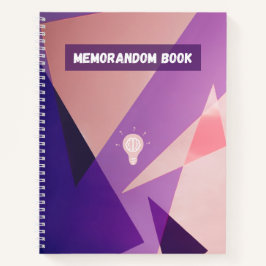 Cuaderno Minimalist geometric notebook