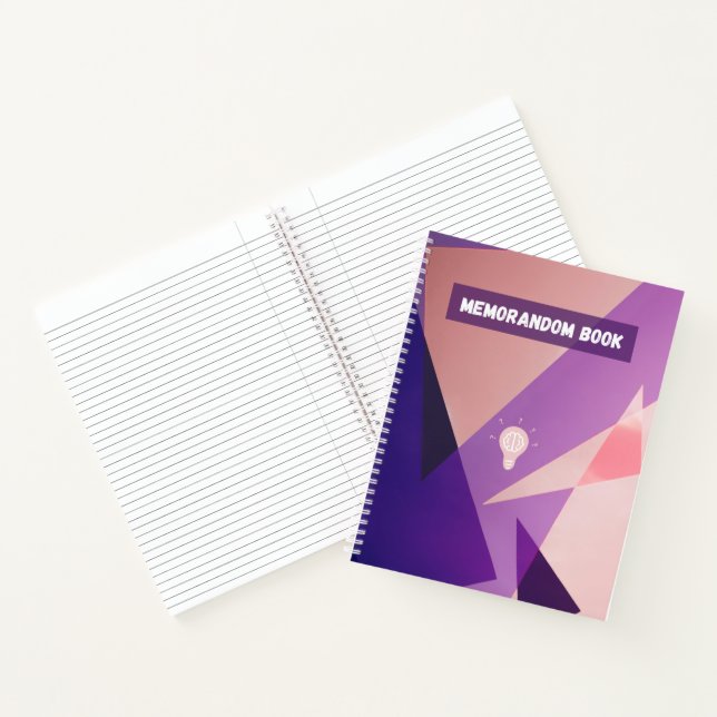Cuaderno Minimalist geometric notebook (Interior)