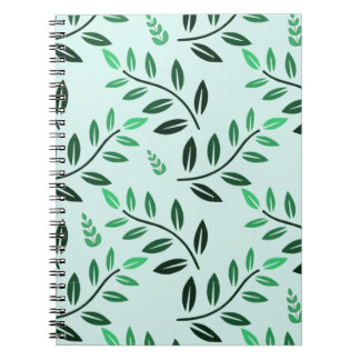 Cuaderno Minimalist Green Foliage Journal Botanical Nature
