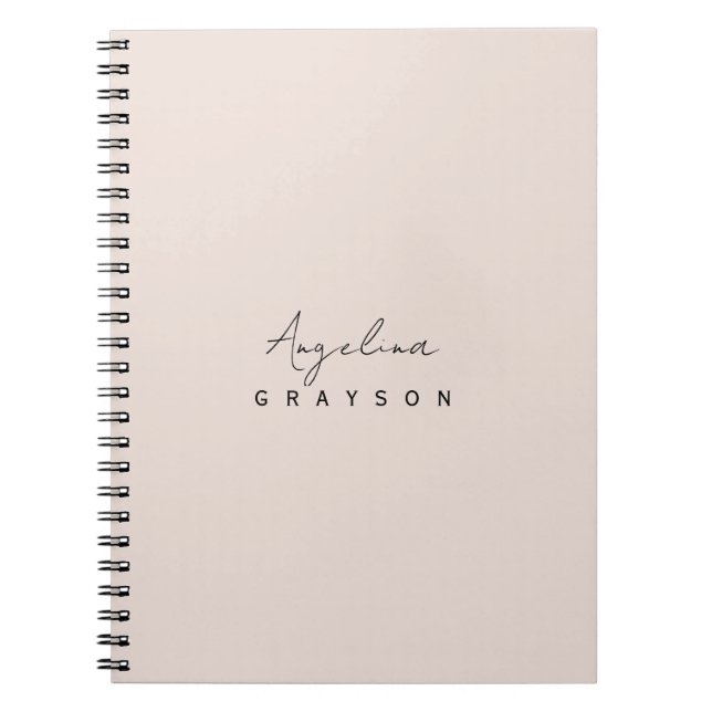Cuaderno Minimalist handwritten script, simple and modern  (Frente)
