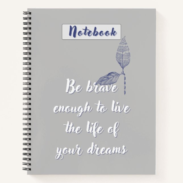 Cuaderno Minimalist Journal Pages with Motivational (Anverso)