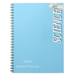 Cuaderno Minimalist Lilac Vertical Text School Subject