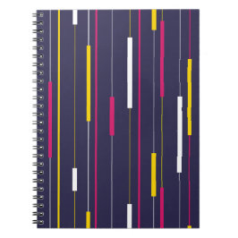 Cuaderno Minimalist Modern Stripes Spiral Notebook