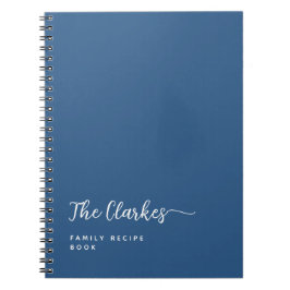 Cuaderno Minimalist Navy Blue Family Stationery