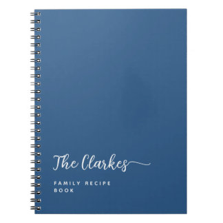 Cuaderno Minimalist Navy Blue Family Stationery