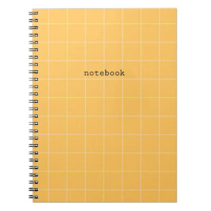 Cuaderno Minimalist orange notebook