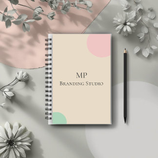 Cuaderno Minimalist Pastel Branding Design