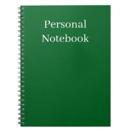 Cuaderno minimalist personal notebook