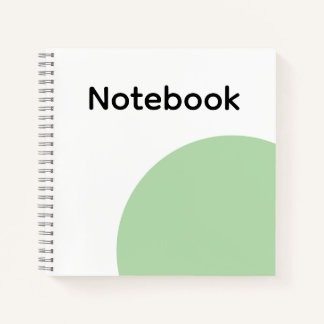 Cuaderno Minimalist Sage Green Notebook