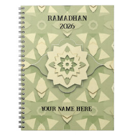 Cuaderno Minimalist Sage Ramadan