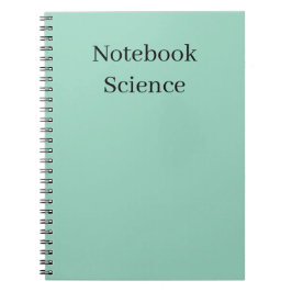 Cuaderno minimalist science notebook