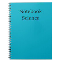 minimalist science notebook