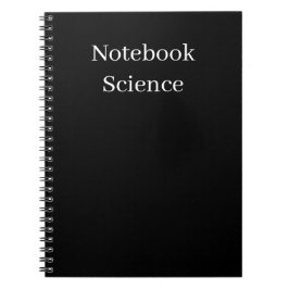Cuaderno minimalist science notebook