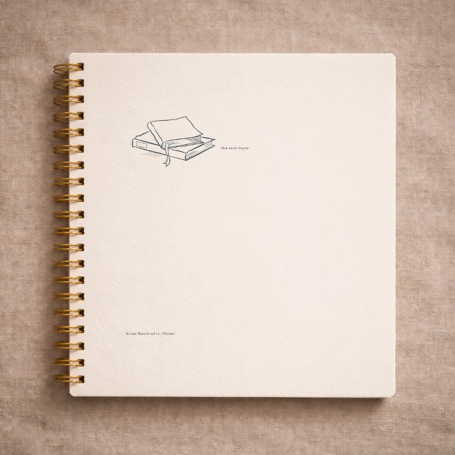 Cuaderno Minimalist Solitude Line Art Introvert Gift  (Subido por el creador)