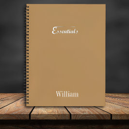 Cuaderno Minimalist Spiral Notebook – “Essentials”