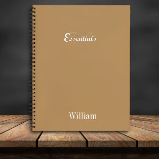 Cuaderno Minimalist Spiral Notebook – “Essentials”