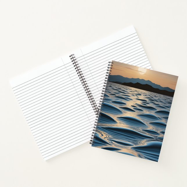 Cuaderno Minimalist Waves at Dawn (Interior)
