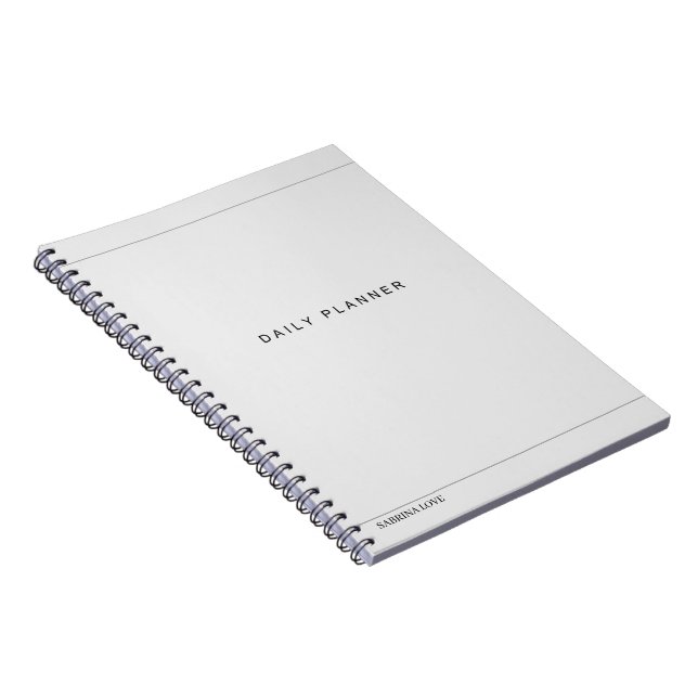 Cuaderno minimalista (Lado Derecho)