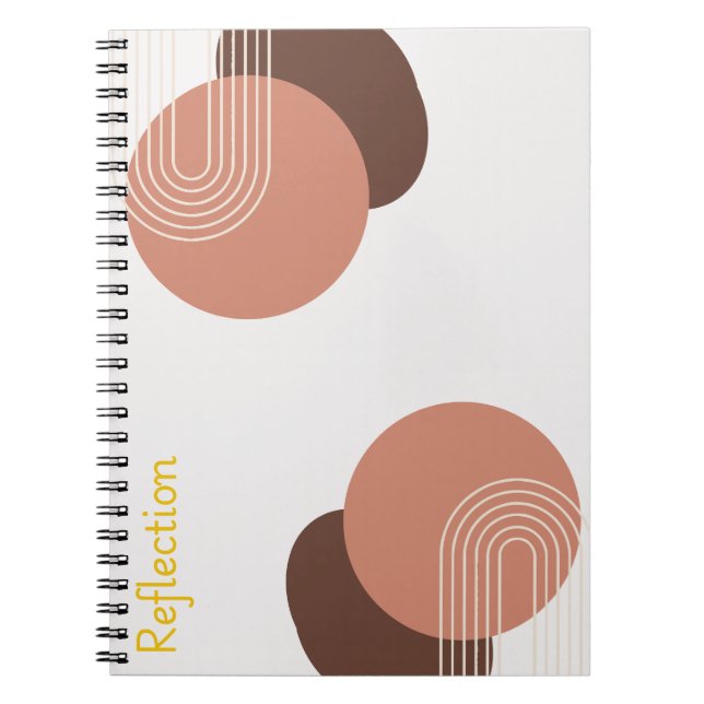 Cuaderno Minimalista abstracto moderno (Frente)