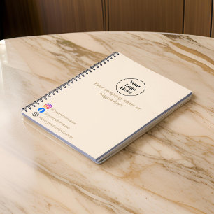 Cuaderno Minimalista beige simple