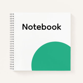 Cuaderno Minimalista Círculo Verde