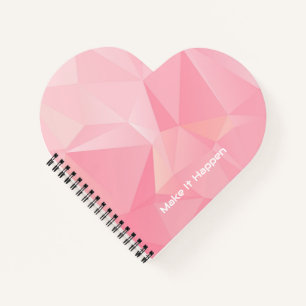 Cuaderno Minimalista Cute Rosa Pastel Motivacional