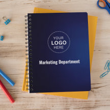Cuaderno minimalista de negocios