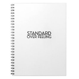 Cuaderno minimalista Disciplina sobre Motivación