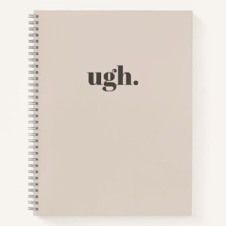 Cuaderno minimalista estético neutro | Arena cálid