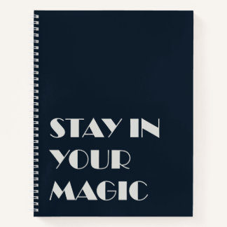 Cuaderno Minimalista Mantén Tu Magia