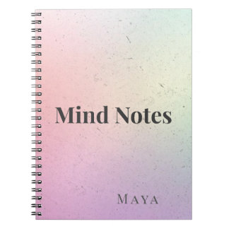 Cuaderno Minimalista Mind Notes