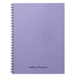 Cuaderno Minimalista Moderno Morado Lindo y Moderno