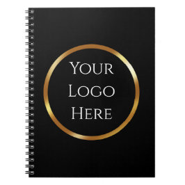 Cuaderno Minimalista negro y dorado
